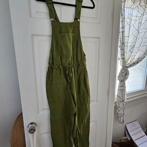 Not Perfect Linen Everest Overalls